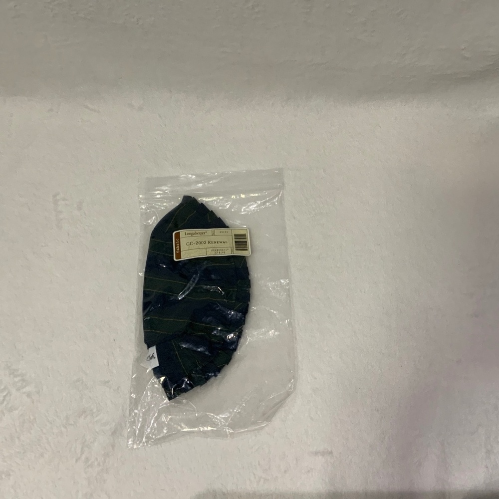 Longaberger Collector's Club 2002 Renewal Basket Fabric Liner #20102 NEW